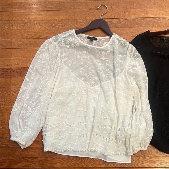 J. Crew White and Black Blouses - Picture 2 of 5